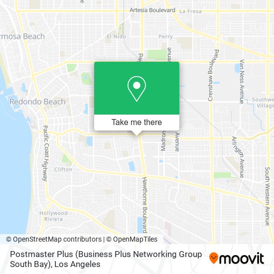 Mapa de Postmaster Plus (Business Plus Networking Group South Bay)