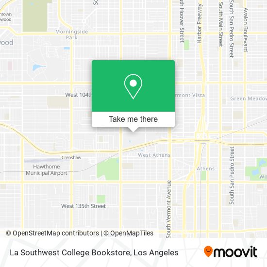 Mapa de La Southwest College Bookstore