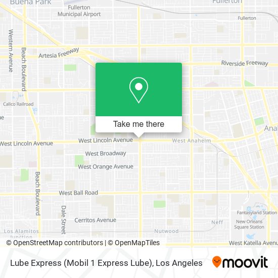 Lube Express (Mobil 1 Express Lube) map