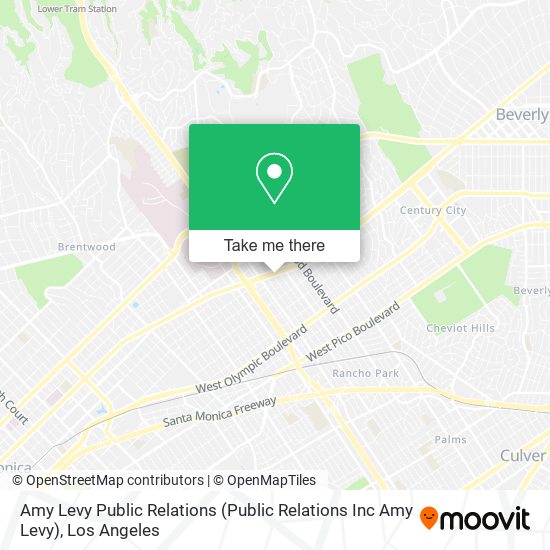 Amy Levy Public Relations map