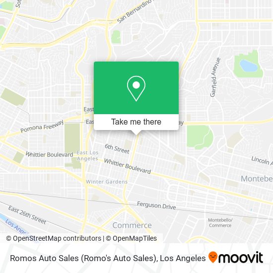 Romos Auto Sales (Romo's Auto Sales) map