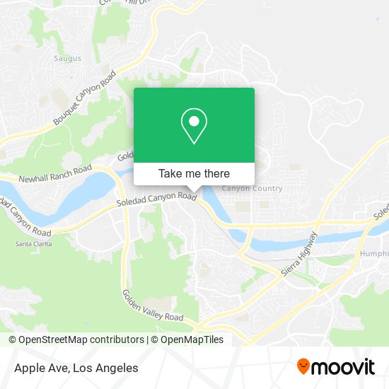 Apple Ave map