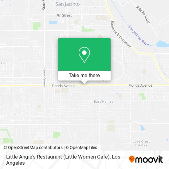 Mapa de Little Angie's Restaurant (Little Women Cafe)