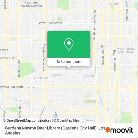 Mapa de Gardena Mayme Dear Library (Gardena City Hall)