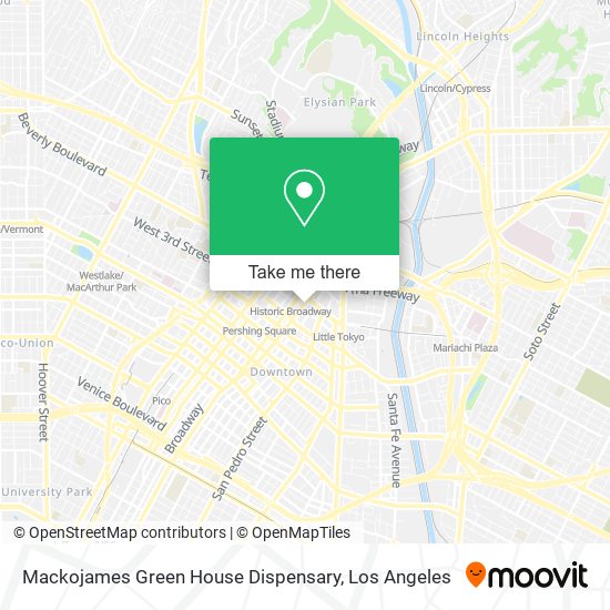 Mackojames Green House Dispensary map