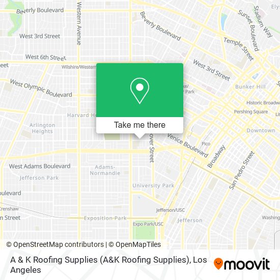 Mapa de A & K Roofing Supplies