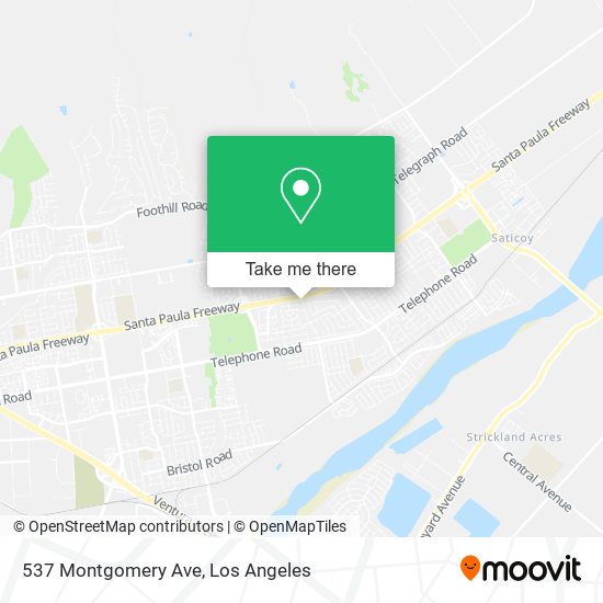 Mapa de 537 Montgomery Ave