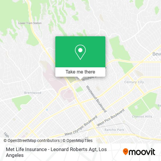 Met Life Insurance - Leonard Roberts Agt map