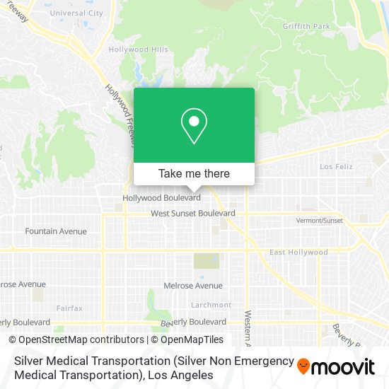 Mapa de Silver Medical Transportation (Silver Non Emergency Medical Transportation)