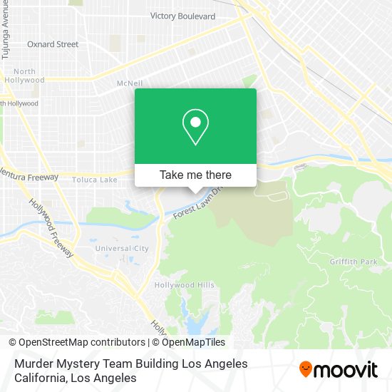 Mapa de Murder Mystery Team Building Los Angeles California