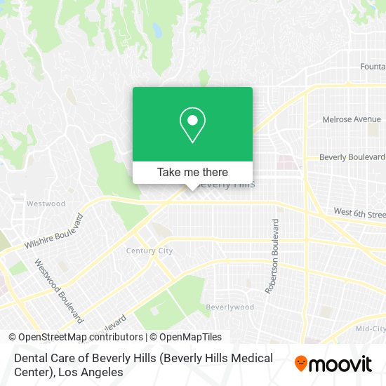 Dental Care of Beverly Hills (Beverly Hills Medical Center) map