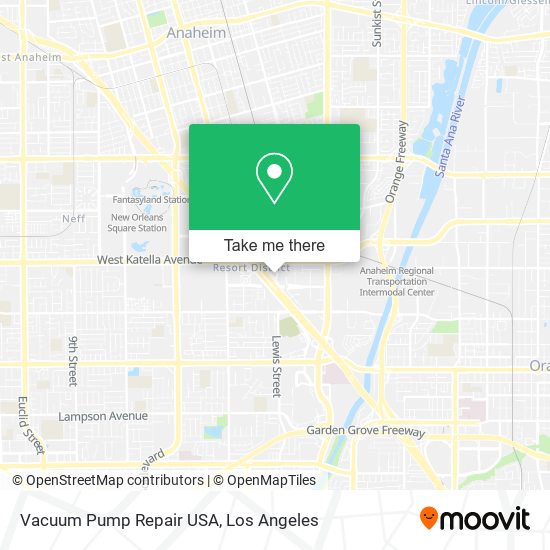 Vacuum Pump Repair USA map