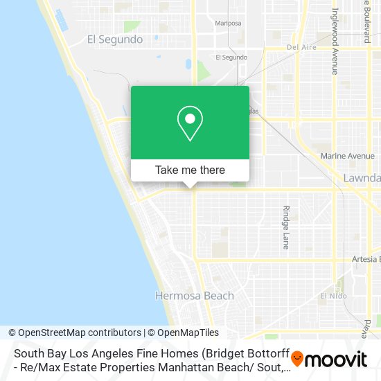 South Bay Los Angeles Fine Homes map