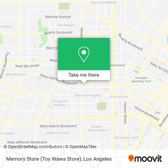 Memory Store (Toy Wawa Store) map