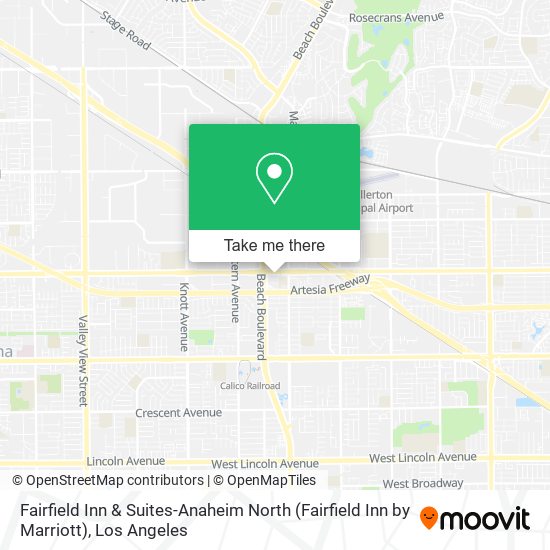 Fairfield Inn & Suites-Anaheim North (Fairfield Inn by Marriott) map