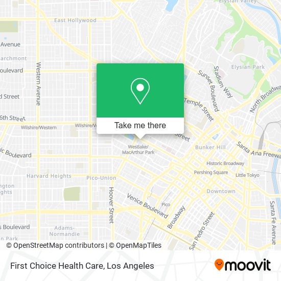 Mapa de First Choice Health Care
