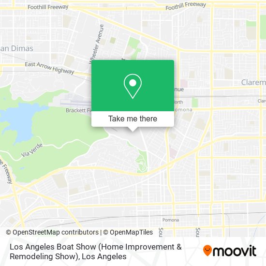 Mapa de Los Angeles Boat Show (Home Improvement & Remodeling Show)