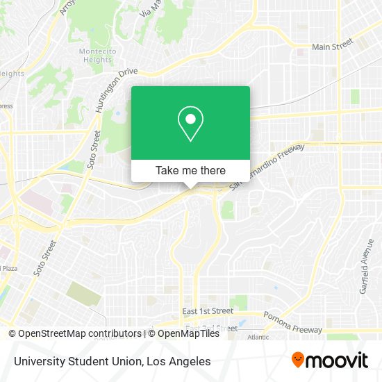 University Student Union map