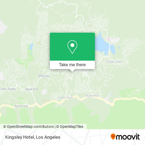 Kingsley Hotel map