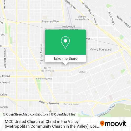 MCC United Church of Christ in the Valley (Metropolitan Community Church in the Valley) map