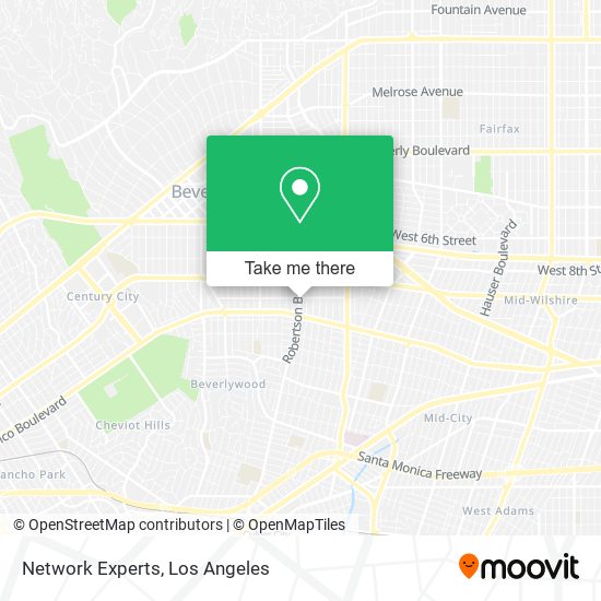 Network Experts map