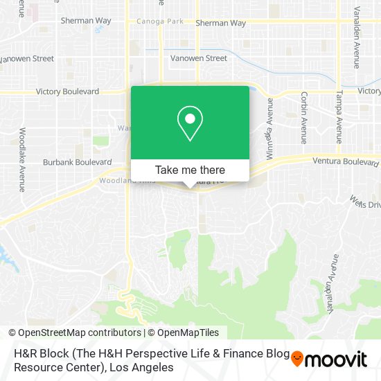 H&R Block (The H&H Perspective Life & Finance Blog Resource Center) map