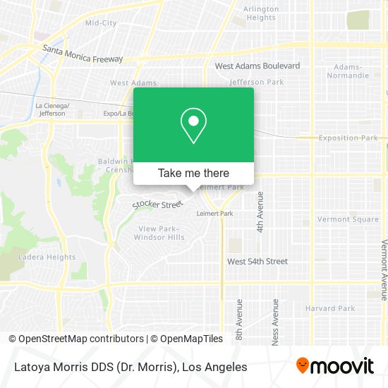 Latoya Morris DDS (Dr. Morris) map