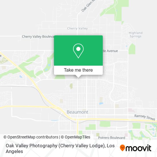 Mapa de Oak Valley Photography (Cherry Valley Lodge)