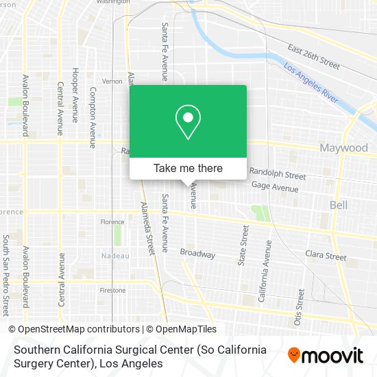 Mapa de Southern California Surgical Center (So California Surgery Center)