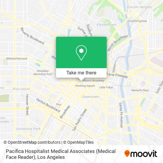 Pacifica Hospitalist Medical Associates (Medical Face Reader) map