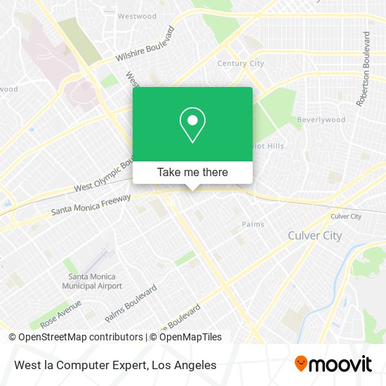 West la Computer Expert map