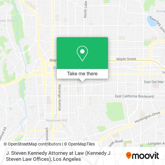 Mapa de J. Steven Kennedy Attorney at Law (Kennedy J Steven Law Offices)