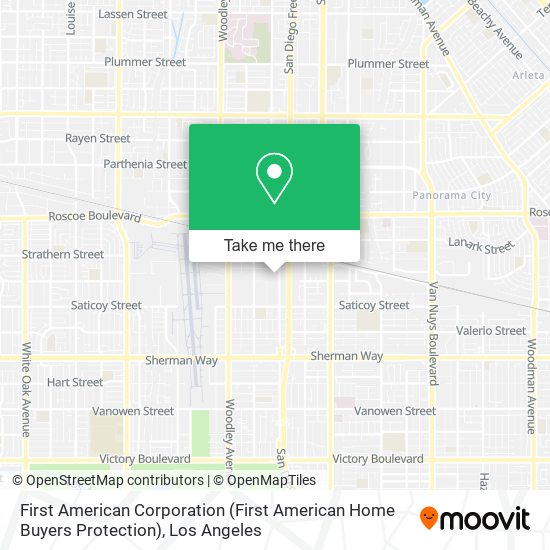 Mapa de First American Corporation (First American Home Buyers Protection)