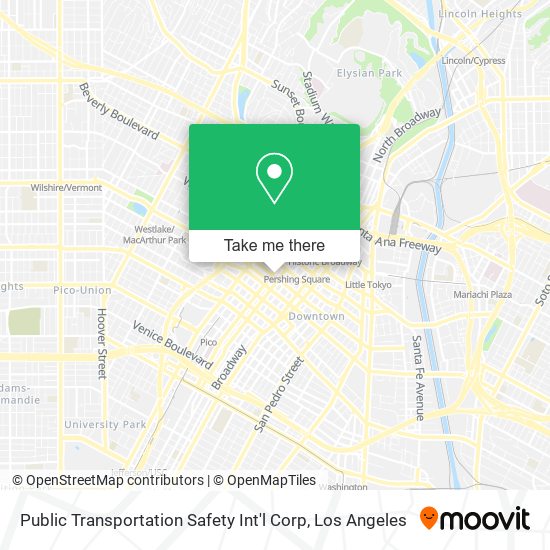 Public Transportation Safety Int'l Corp map