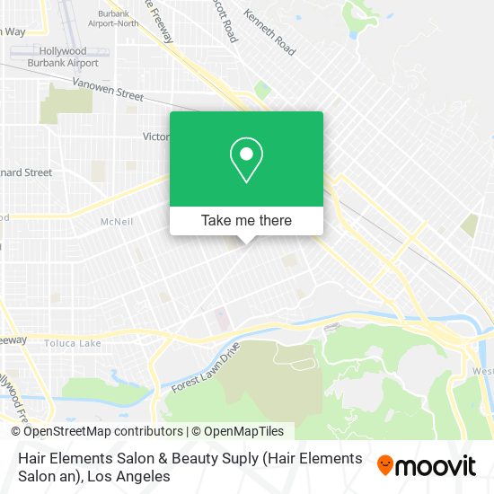 Hair Elements Salon & Beauty Suply (Hair Elements Salon an) map