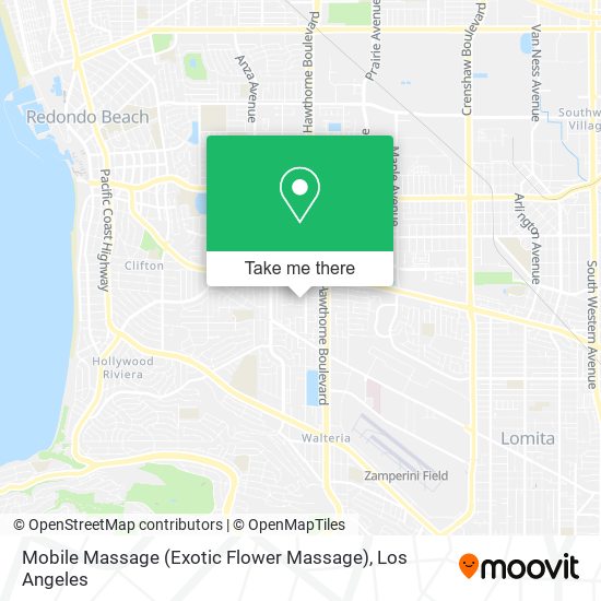 Mobile Massage (Exotic Flower Massage) map