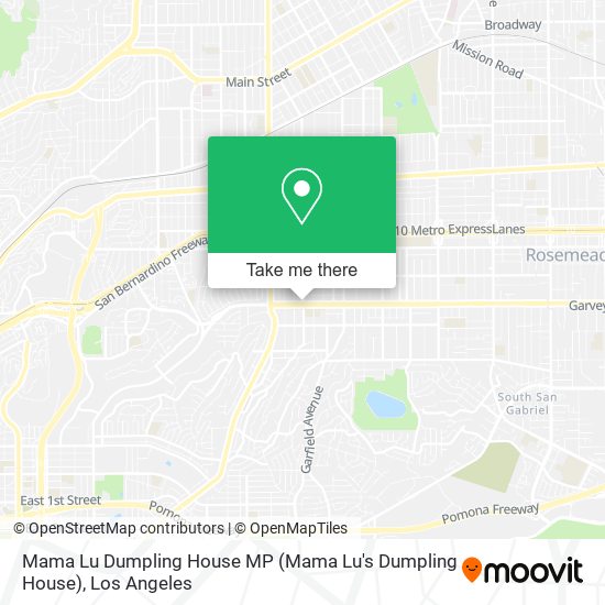 Mapa de Mama Lu Dumpling House MP