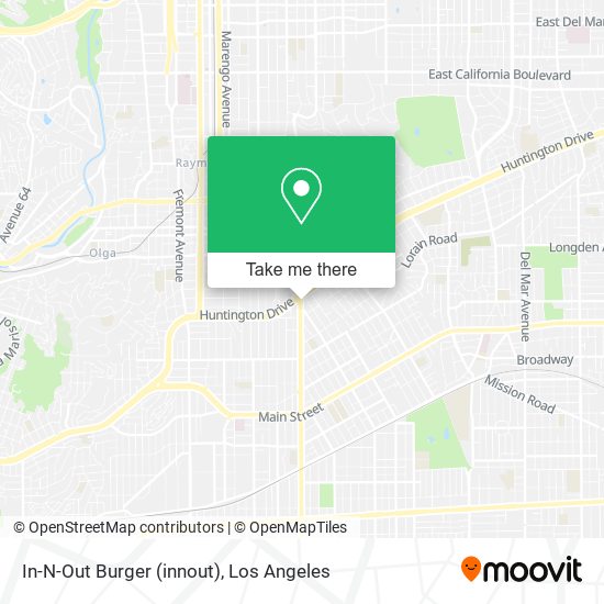 Mapa de In-N-Out Burger (innout)