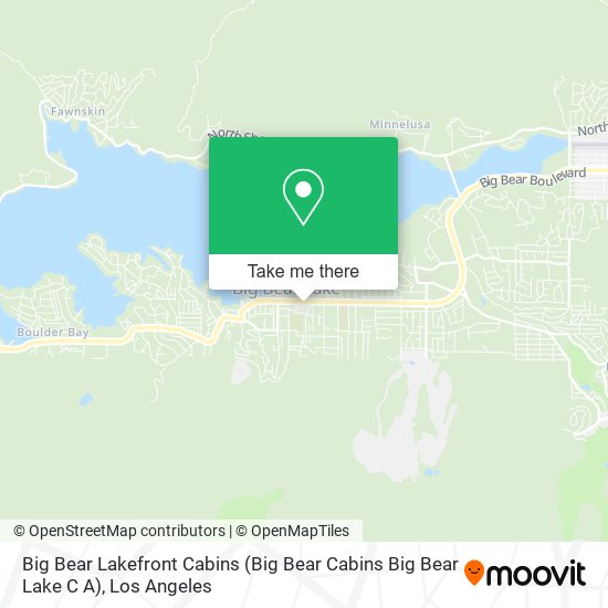 Big Bear Lakefront Cabins (Big Bear Cabins Big Bear Lake C A) map