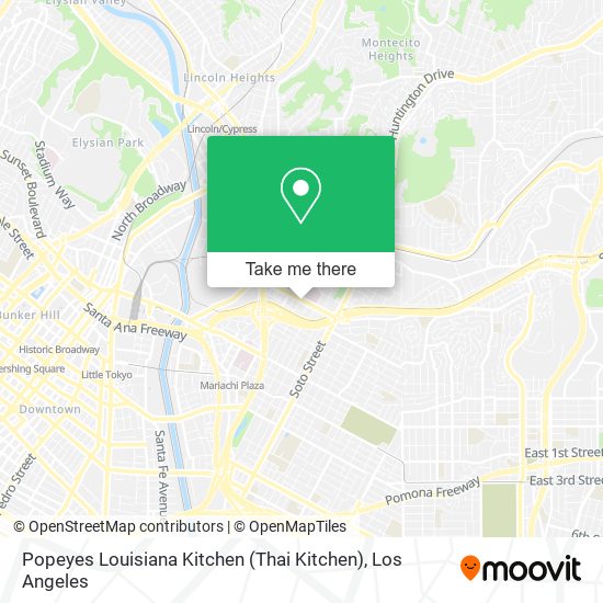 Mapa de Popeyes Louisiana Kitchen (Thai Kitchen)