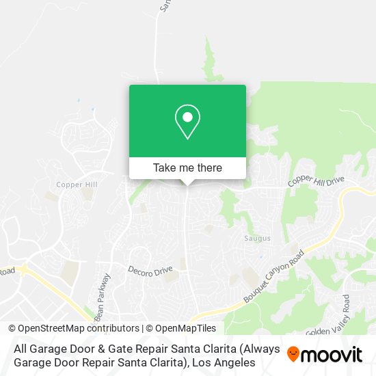 All Garage Door & Gate Repair Santa Clarita (Always Garage Door Repair Santa Clarita) map