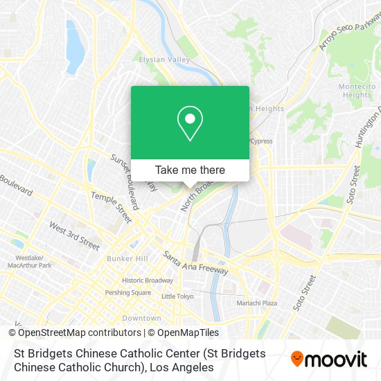 St Bridgets Chinese Catholic Center map