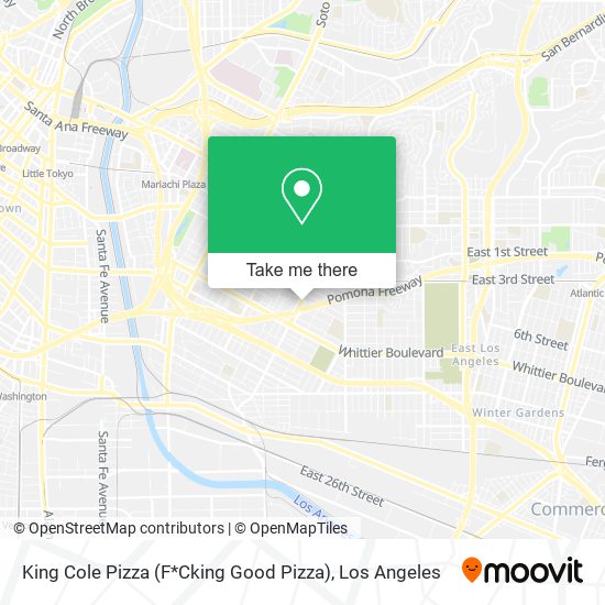 King Cole Pizza (F*Cking Good Pizza) map