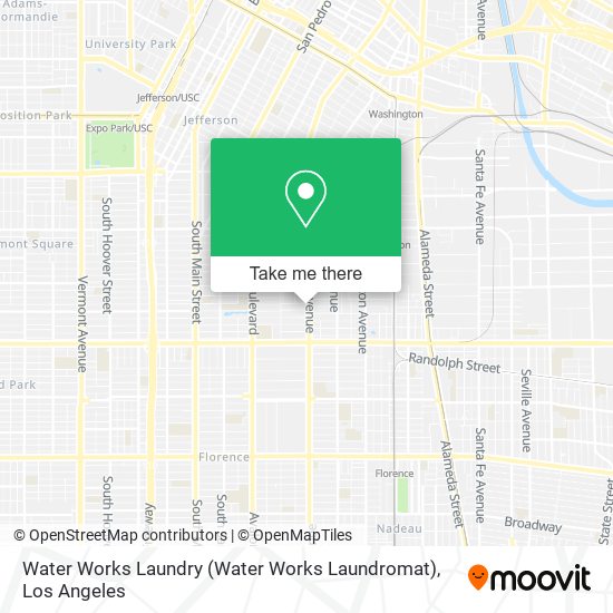 Mapa de Water Works Laundry (Water Works Laundromat)