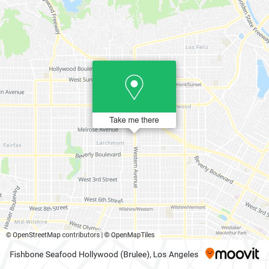 Fishbone Seafood Hollywood (Brulee) map