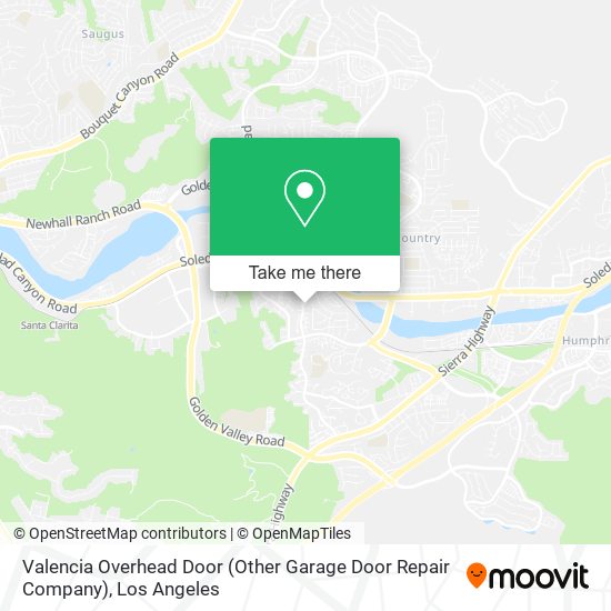 Valencia Overhead Door (Other Garage Door Repair Company) map
