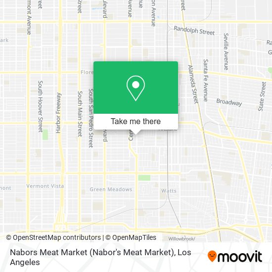 Nabors Meat Market (Nabor's Meat Market) map