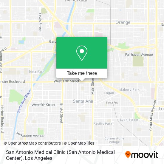 Mapa de San Antonio Medical Clinic