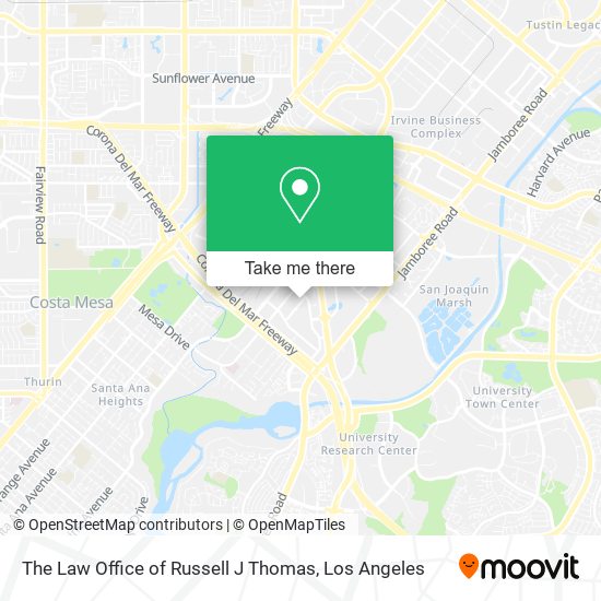 Mapa de The Law Office of Russell J Thomas