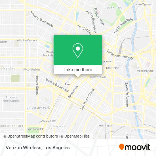 Verizon Wireless map